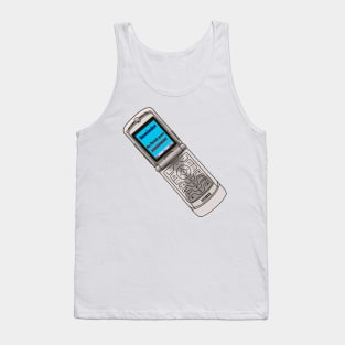 Flip phone  - Reminder - Go complete your assignment Tank Top